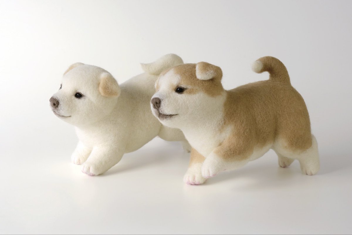 🐕🐕展示のお知らせ🐾🐾
銀座のギャラリー「花あさぎ」にて個展を開催します。

「かわさきみなみ展」
2026/4/15(水)～20(月) 
11:00-18:00(最終日15:00まで)
全日在廊予定

花あさぎ
hana-asagi.jp

新作の羊毛立体作品や羊毛小物、粘土の置物作品を展示・販売します。