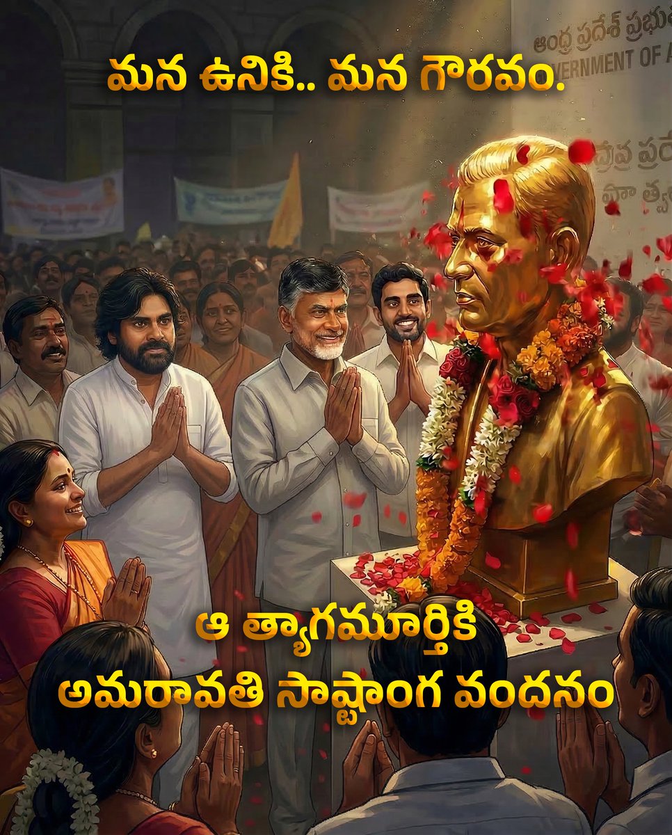 Amarajeevi Potti Sreeramulu Memorial Trust tweet media