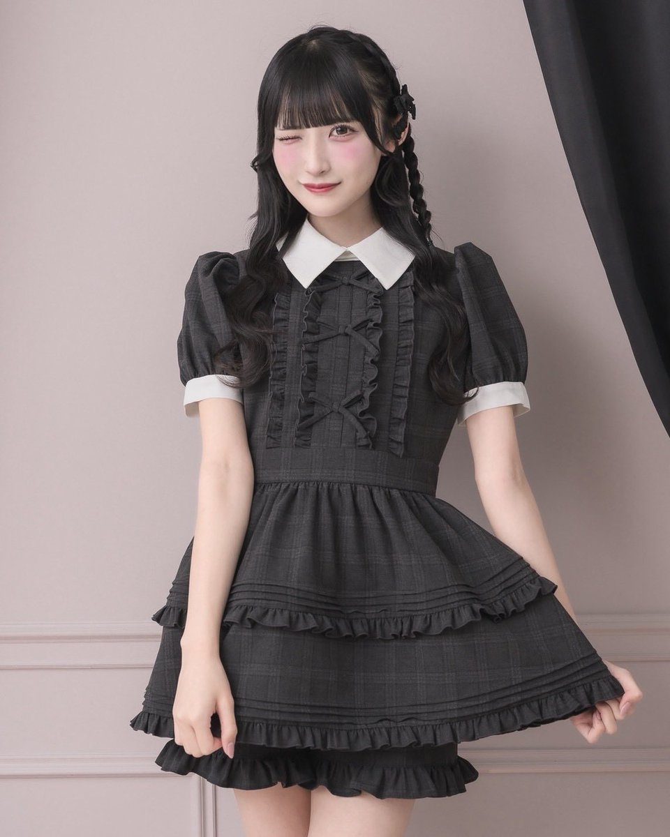 pium Spring Collection 🎀／ ♡フリルリボンパフスリーブセットアップ