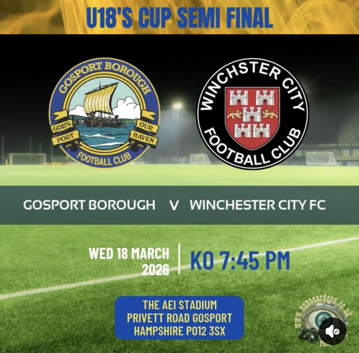 U18s Gosport Borough FC tweet media