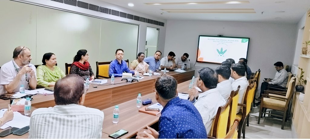 FCI_Delhi's tweet image. भारतीय खाद्य निगम, क्षेत्रीय कार्यालय दिल्ली में  
 महाप्रबंधक(क्षेत्र) महोदया की अध्यक्षता में  दिनांक 16.03.2026 को क्षेत्रीय निष्पादन समीक्षा बैठक(RPRM) की गयी।
#FCI