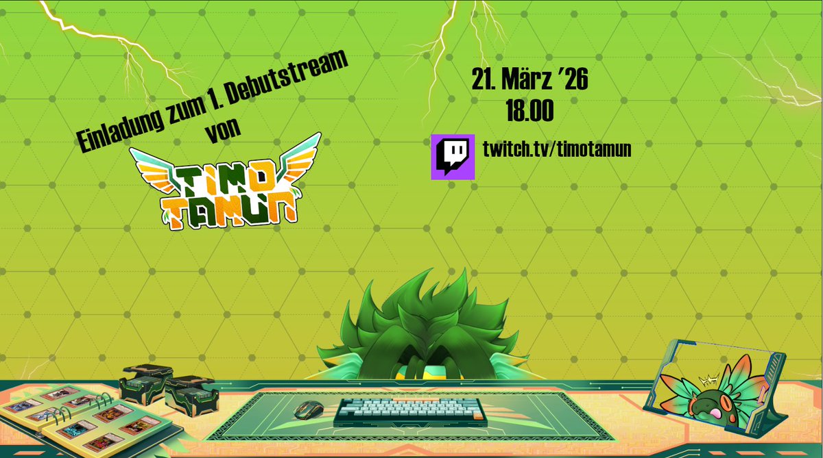TimoTamunVT | ~ 21.03. Debut ~ | GERVtuber~ ⚡🦅 tweet media
