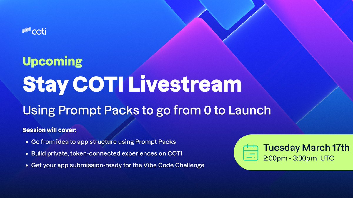 COTI Foundation tweet media