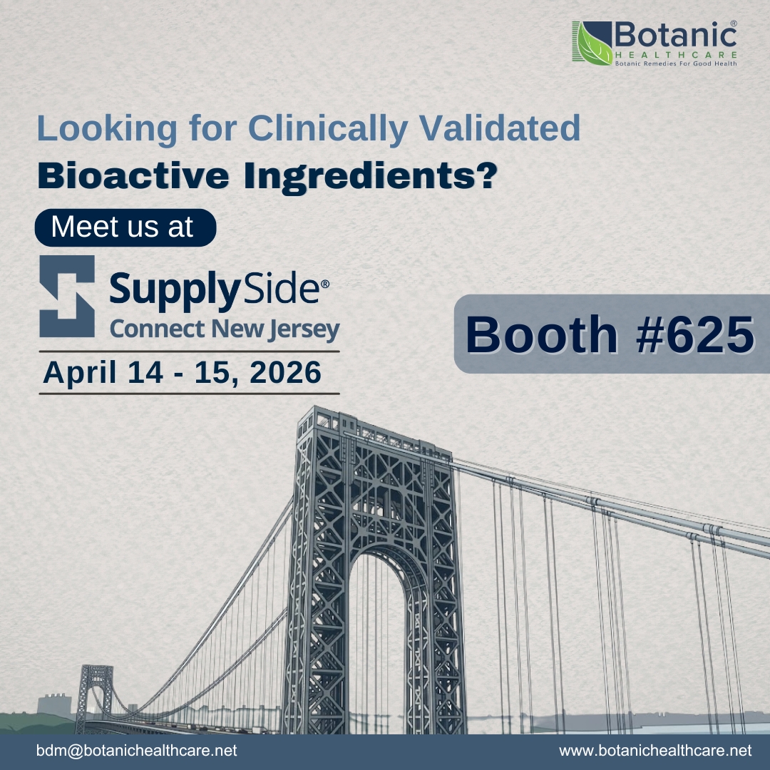 BotanicHealthc1's tweet photo. #SupplySideConnect #B2BExpo #Nutraceuticals #HealthIngredients #Innovation #BotanicHealthcare #BusinessGrowth #NutraIngredients #HealthIndustry #NutraceuticalFormulation #ScienceBasedNutrition #B2BNutrition #BusinessGrowth #USNutraceuticals #USSupplements #Nutraceuticals https://t.co/XzA5zb3brS