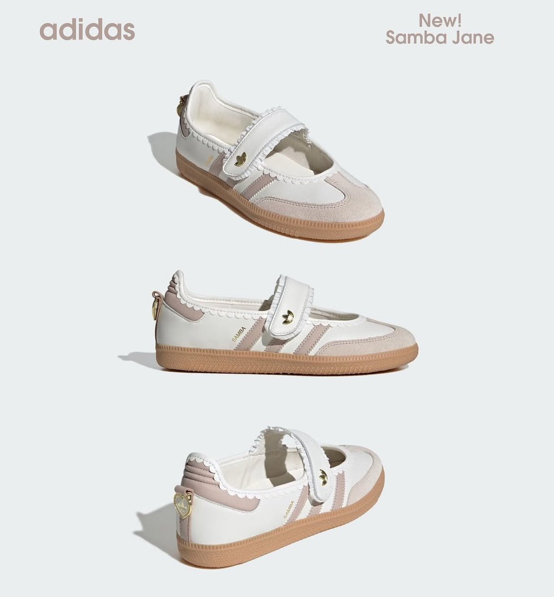 edfens's tweet photo. these Adidas Samba Mary Jane Ruffled Pack classic cool, cute comfort https://t.co/lW9dYrWVTX