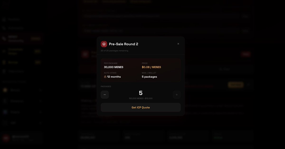 Menese Protocol tweet media