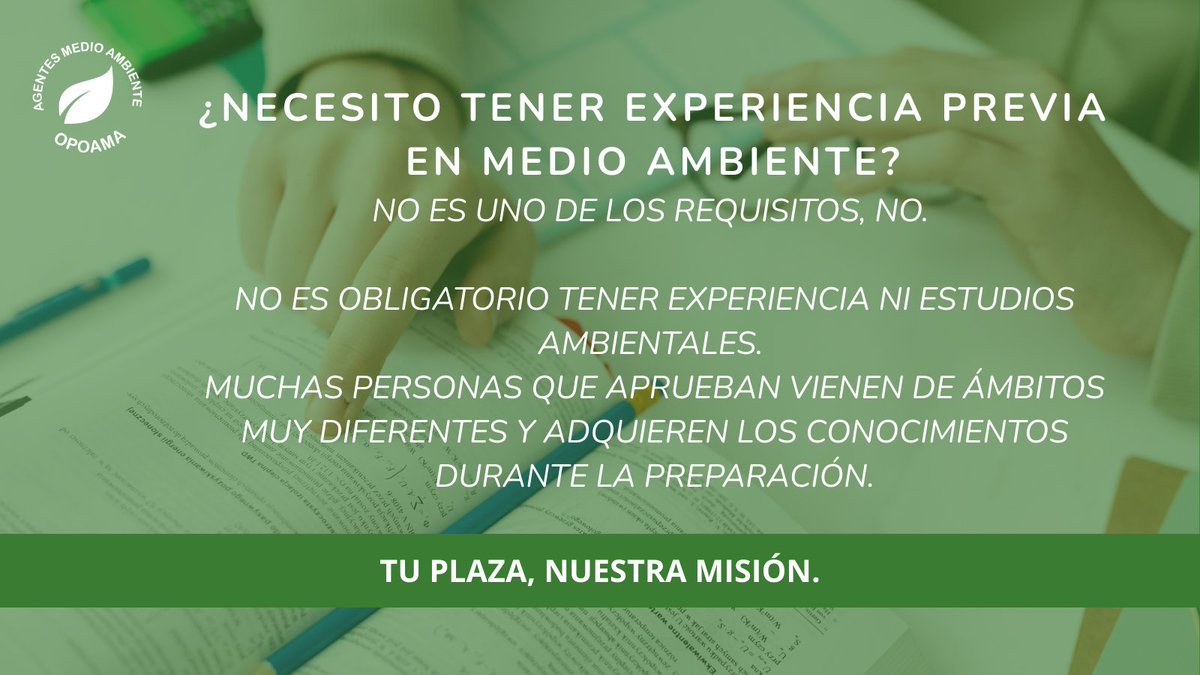 AgentesMA's tweet photo. ¿No sabes si necesitas experiencia previa en #MedioAmbiente para ser #AgenteDeMedioAmbiente de #Andalucia?

⬇️⬇️ Descúbrelo aquí https://t.co/rZoPX7LDvM