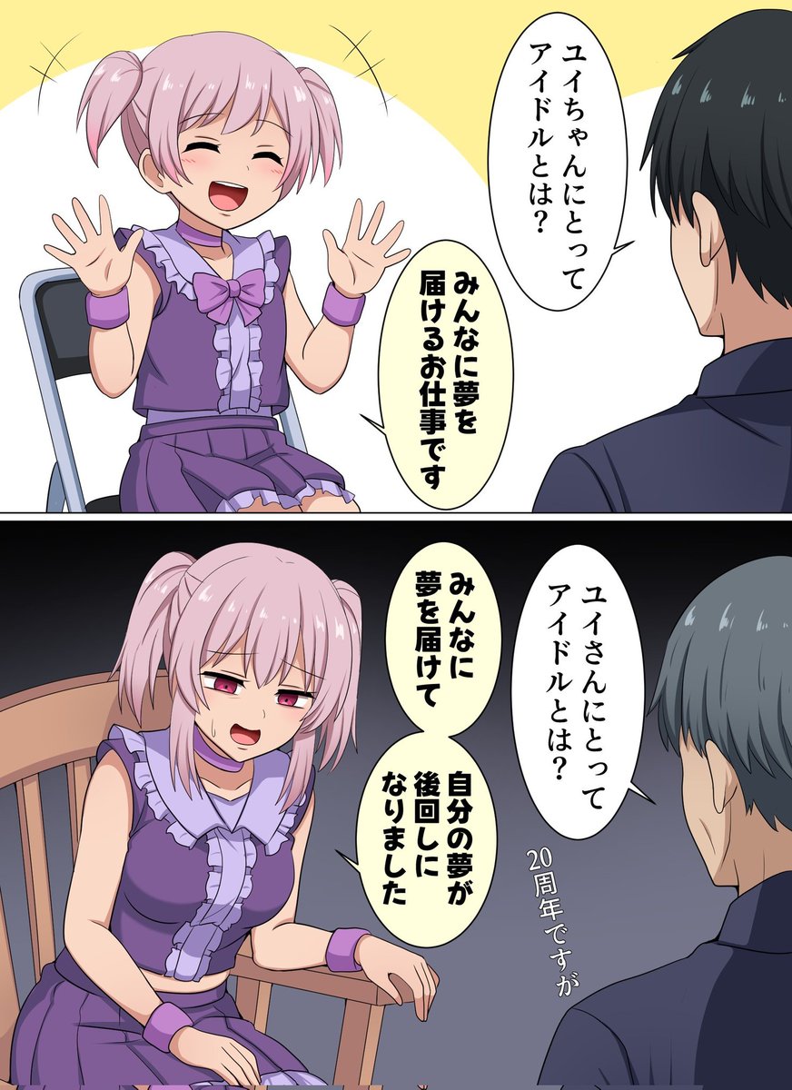 20年で変化したアイドルちゃん 