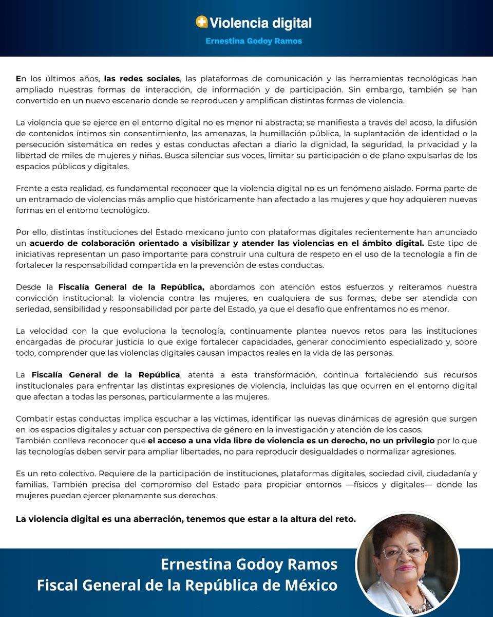 Ernestina Godoy Ramos tweet media