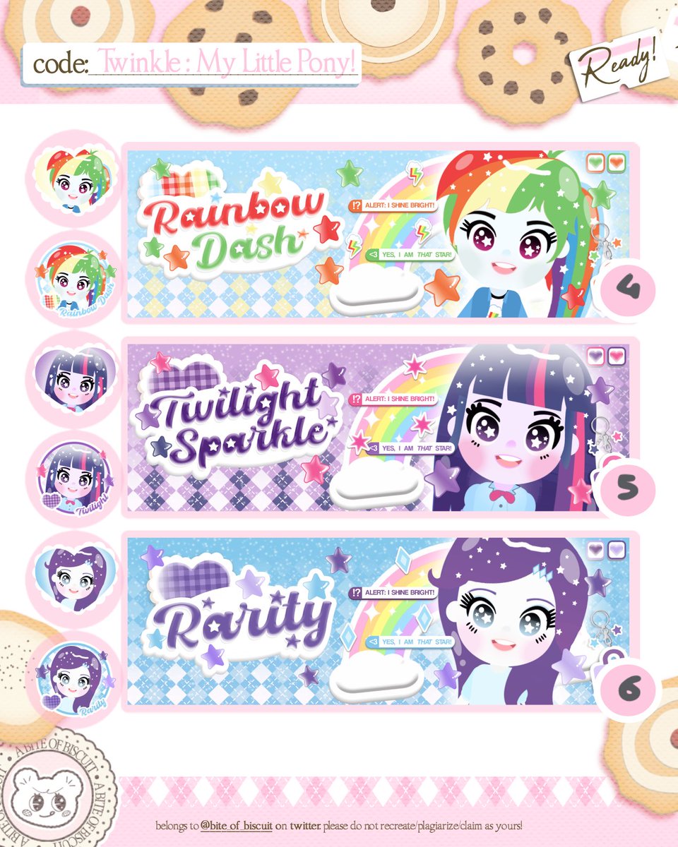 Help repost please? Thank you! ♡ #zonauang

Aku punya 6 ready stock Twinkle edisi My Little Pony 🌈 Bisa ditake mulai dari sekarang, the price is [25.000] each, free retext! Grab yours ☆