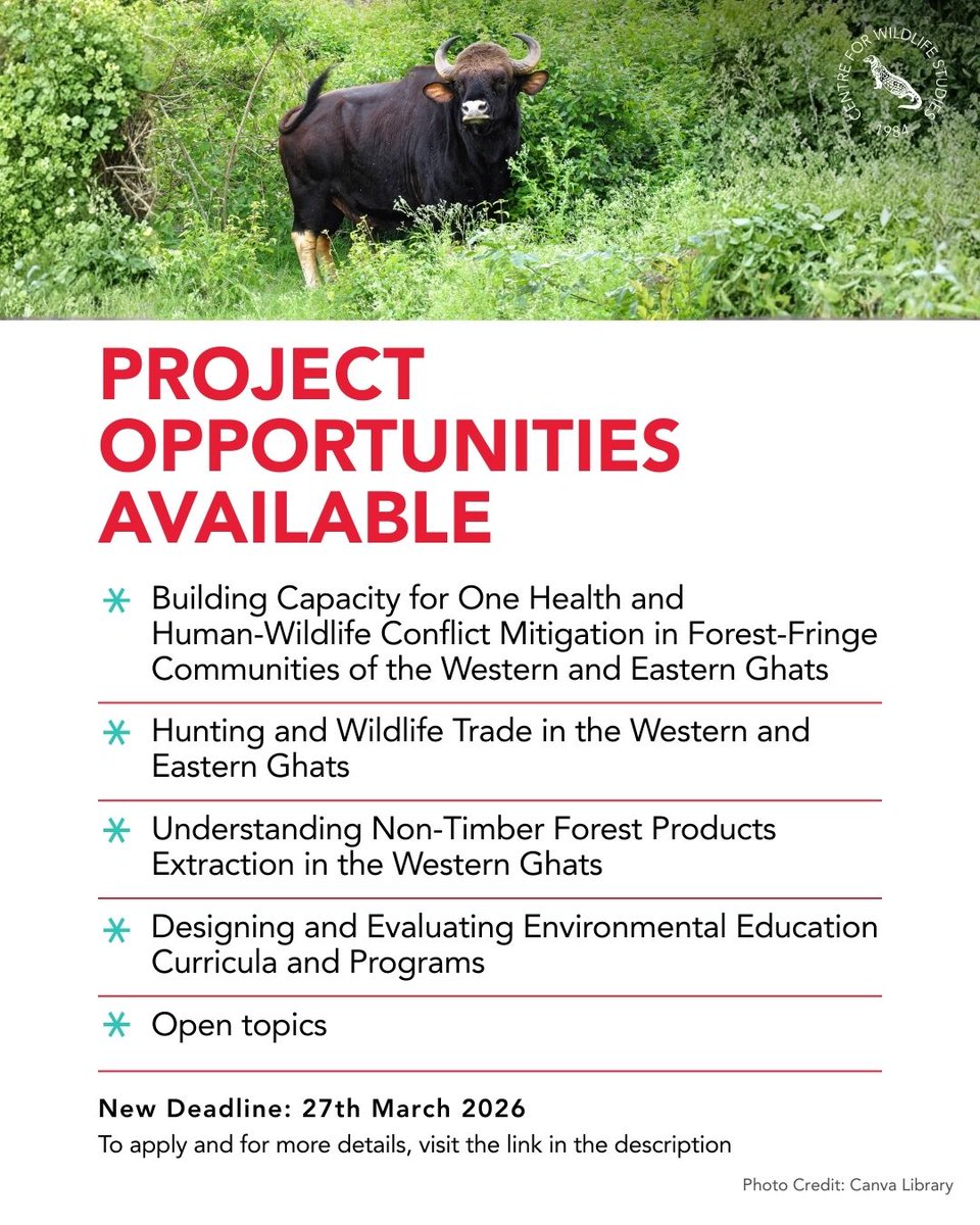 Centre for Wildlife Studies tweet media