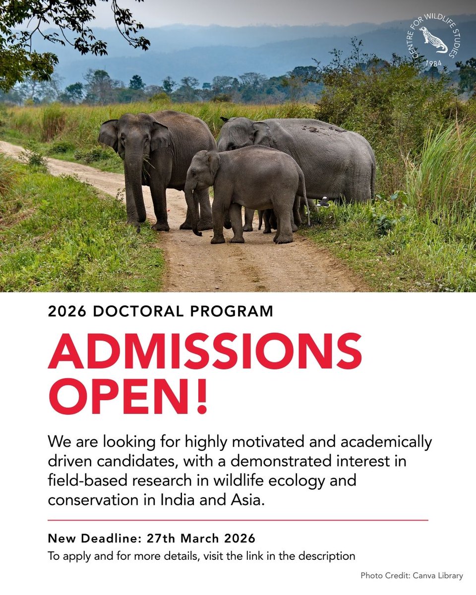 Centre for Wildlife Studies tweet media