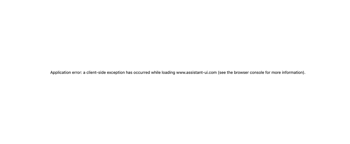 N_e_0_'s tweet photo. @assistantui The website is showing an error since a couple of hours.
Please check ! https://t.co/fCoHsVxnD2