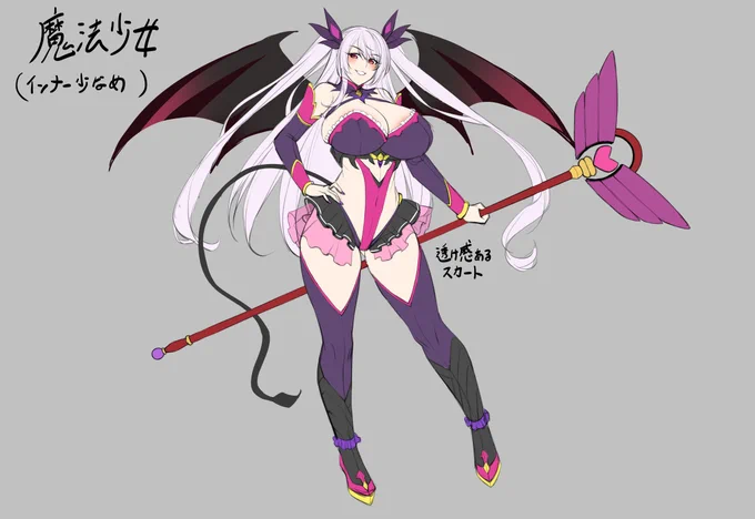 投稿しても良いよ!ってお許可いただいたので仕事用でキャラデザした女騎士と魔法少女やで 今回は女騎士の方でGOサイン貰ったので魔法少女は供養やで!