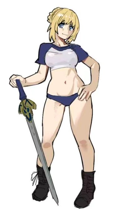 写真から参考にしてセイバーを生み出してました(練)