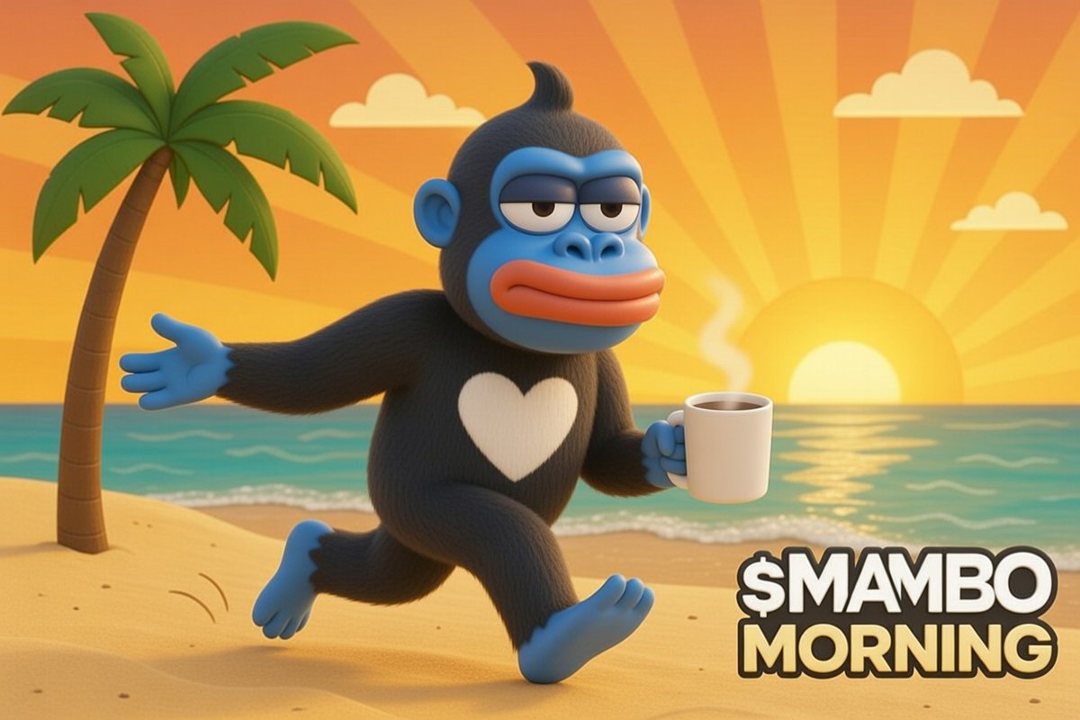 Good $MAMBO Morning, apes! ☕🏖️🦍 

Waking up to beach vibes, coffee in hand, and ready to conquer the day. Who's joining the gorilla rampage to the moon? 🚀  
<a href="/MamboCto/">Mambo CTO</a> $MAMBO #memecoins  

Website: mamboeth.com   

CA: 0x404d3295c8b1c61662068db584125a7ebcc0d651