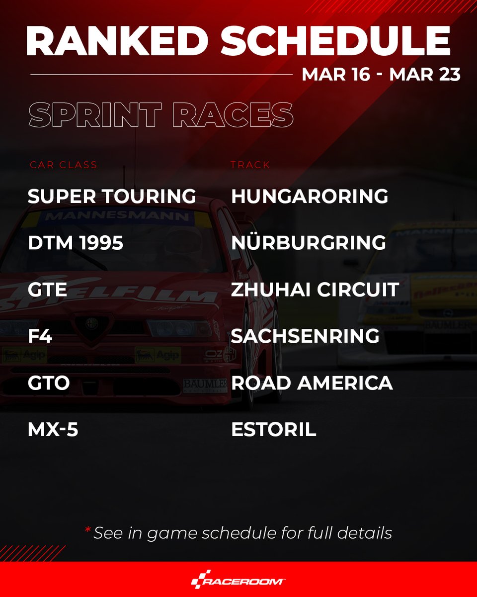 RaceRoom tweet media