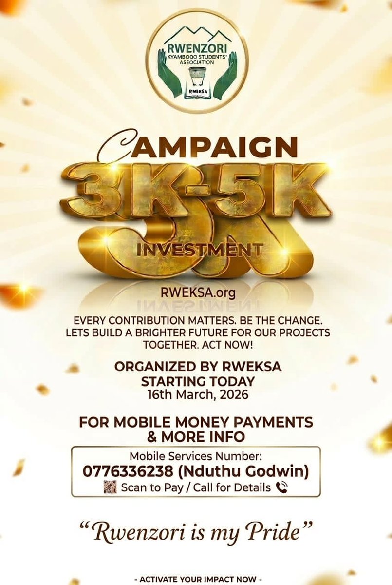 Rwenzori Kyambogo Students' Association tweet media
