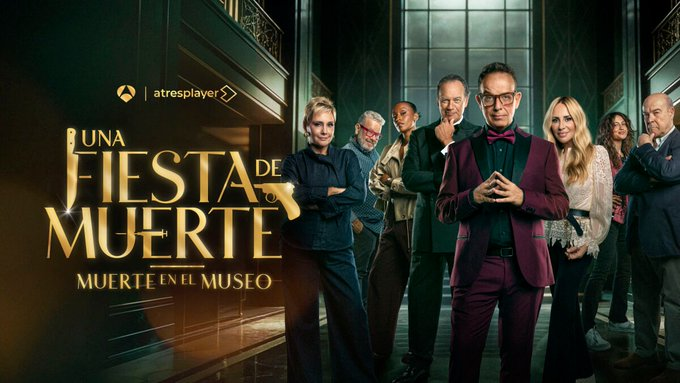 Antena 3 anuncia el casting de la 1ª entrega de 'Una fiesta de muerte', programa en el que un famoso es "asesinado" y el resto deben descubrir al "asesino" 
🟠Marta Sánchez
🟠Bertín Osborne
🟠Antonio Resines
🟠Alberto Chicote
🟠Glòria Serra
🟠Ana Peleteiro
🟠Esperansa Grasia