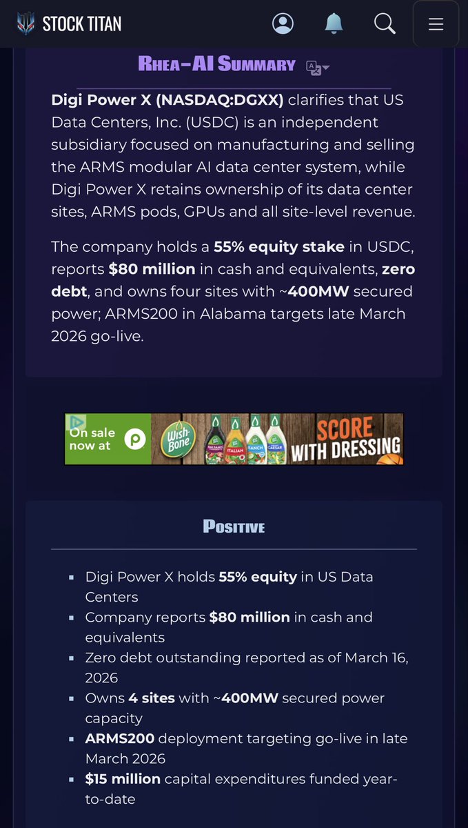 $DGXX

Will still have the GPUs and full margin on all current MW as well as buying ARM pods at cost!