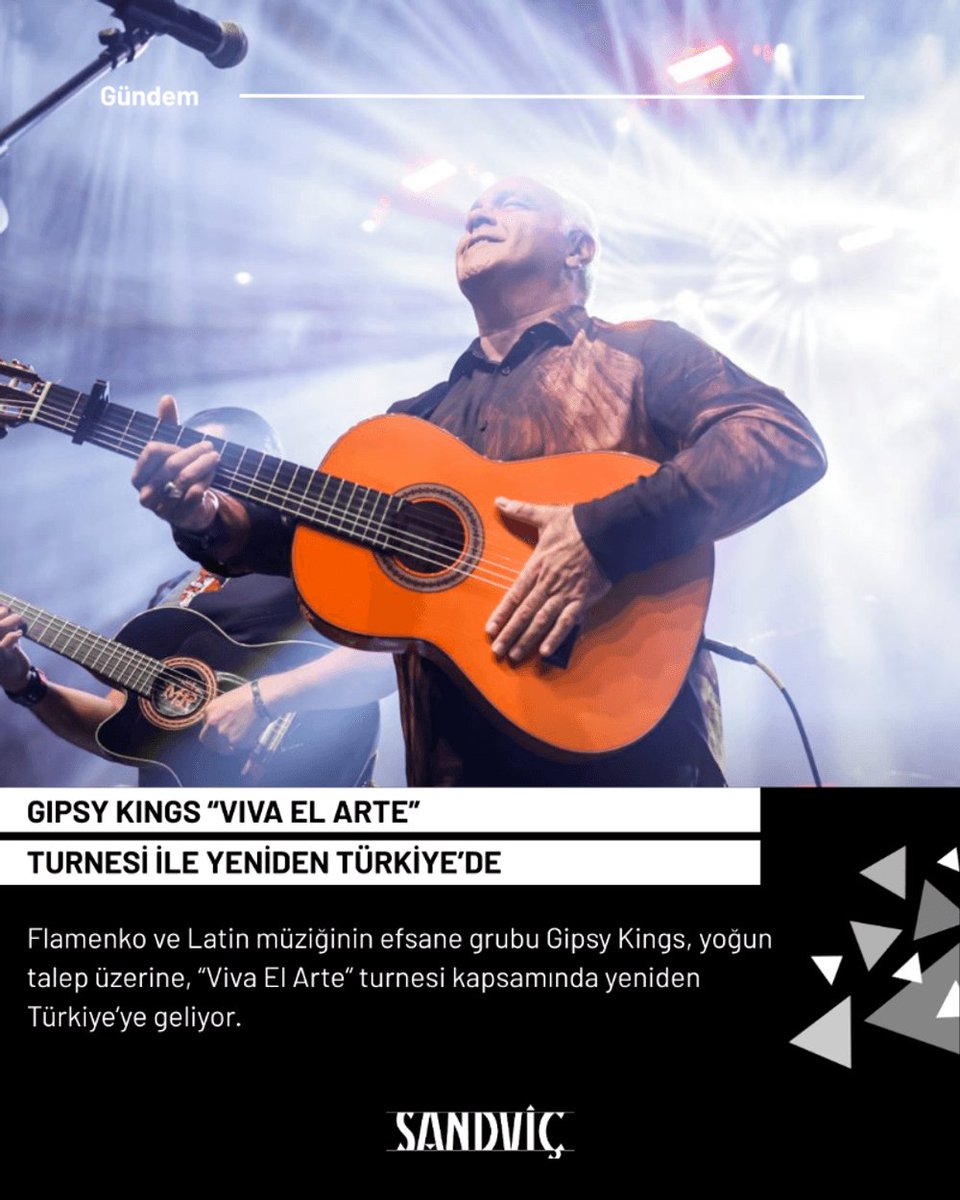 Andre Reyes liderliğinde sahne alan Gipsy Kings by Andre Reyes, dünya çapında hit olmuş şarkılarıyla, 3 Temmuz’da İzmir, 4 Temmuz’da İstanbul ve 5 Temmuz’da Ankara’da müzikseverlerle buluşacak.