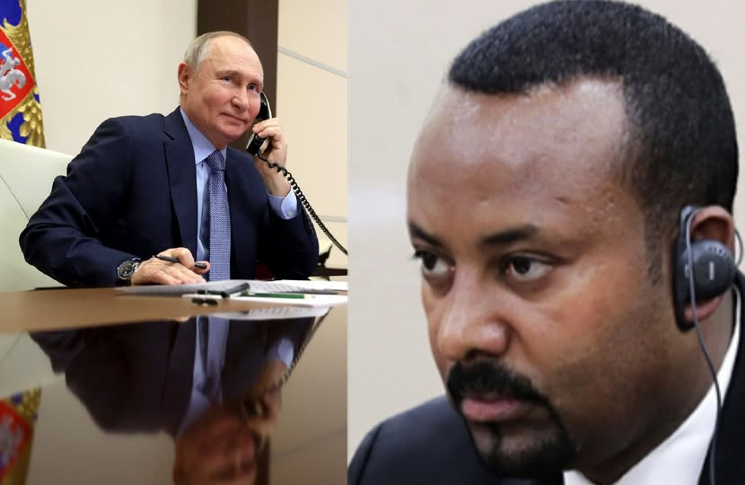 Today Prime Minister Abiy Ahmed held a phone  call with President VladimirPutin  on bilateral as well as other issues of mutual interest.