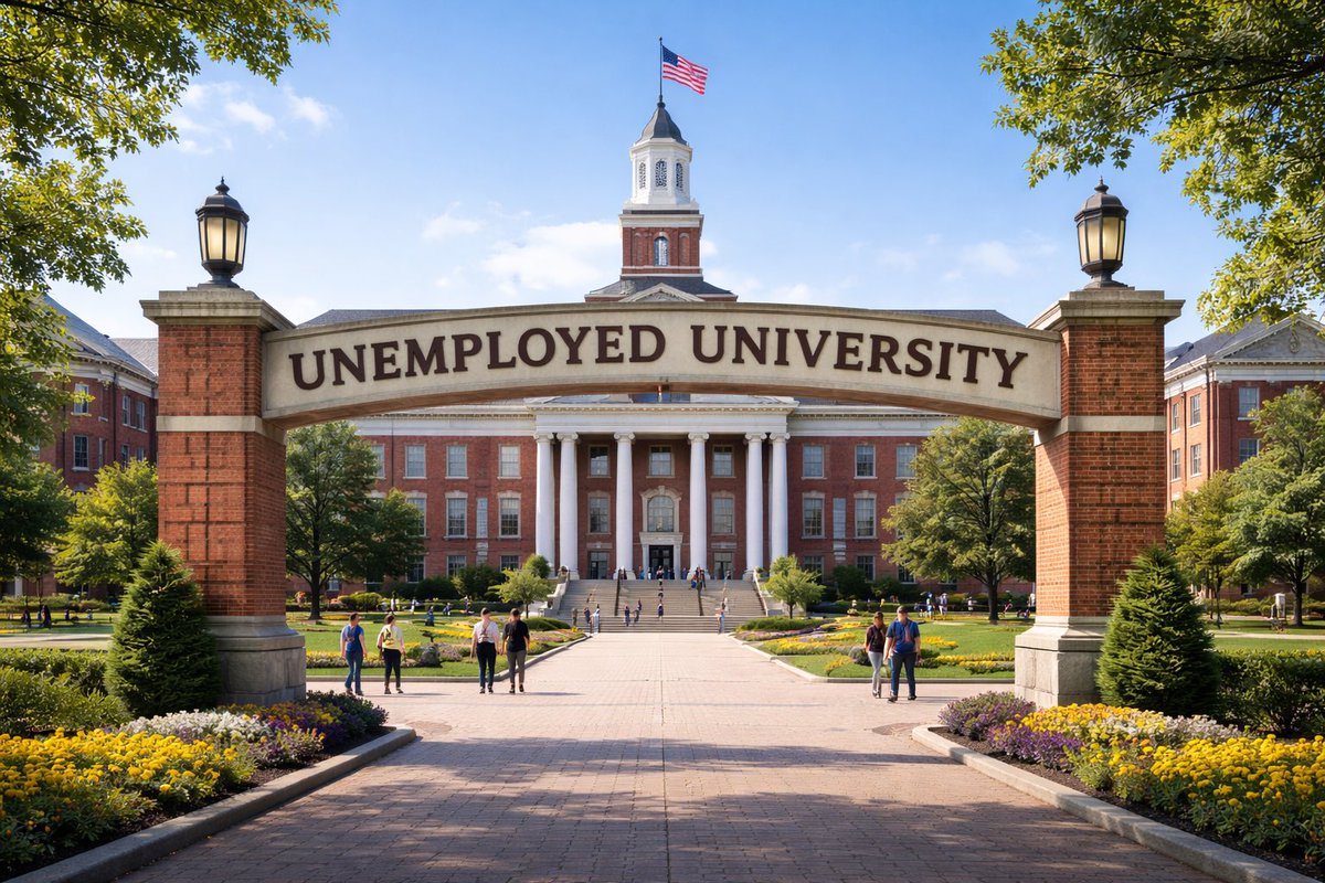 Unemployed tweet media