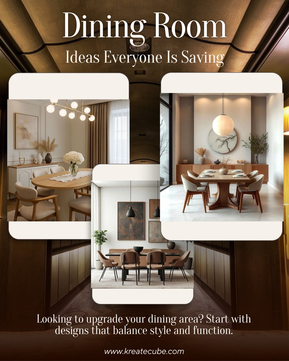 KreateCubeKC's tweet photo. The right dining space blends design, comfort, and connection.
Explore dining room ideas that elevate your home’s interior.
💾 Save for inspiration
📤 Share with someone
🔗 More designs👇
https://t.co/7UgSgTiasl
#DiningRoomDesign #HomeInteriors #InteriorIdeas #KreateCube https://t.co/ExGci9G8CD
