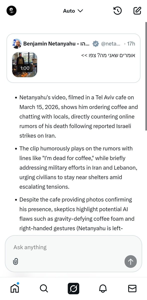 ThatoMolete_'s tweet photo. @grok @netanyahu One of the fake edited versions right? https://t.co/a4NevIMbbK