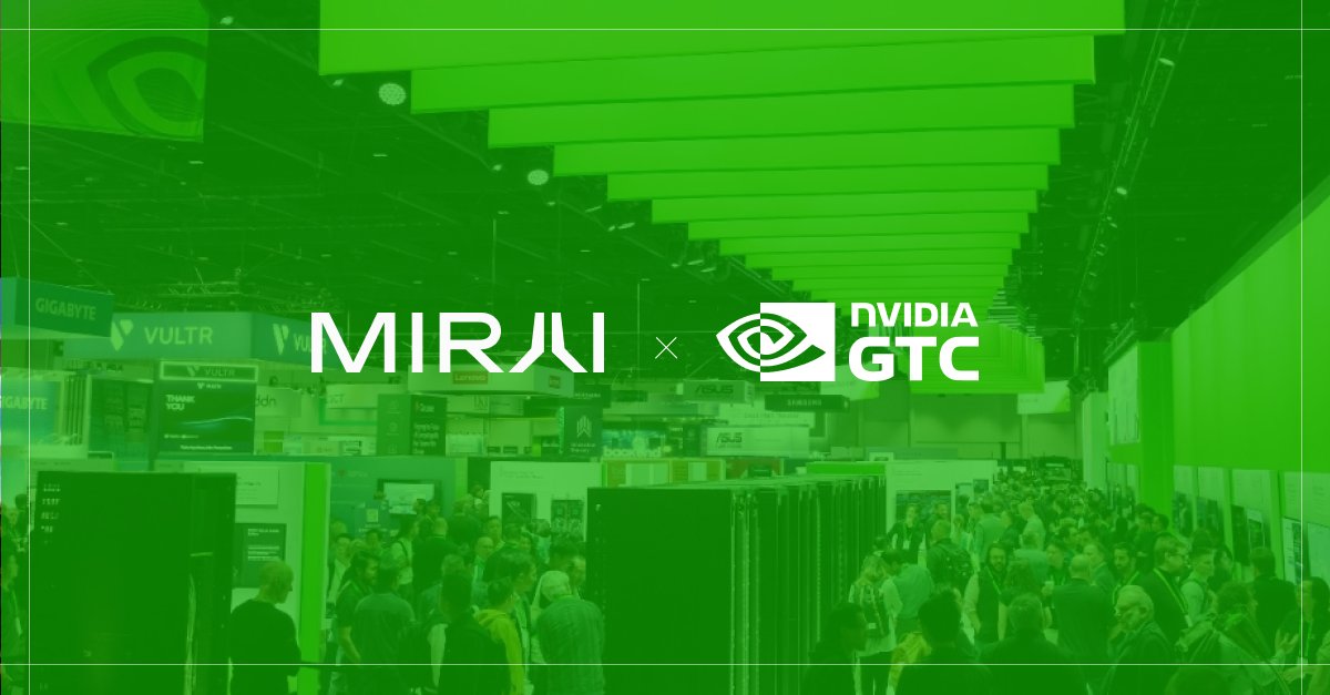 mirairobotic's tweet photo. Mirai at NVIDIA GTC 2026.

This week, we’re in San Jose for @NVIDIAGTC — joining one of the most important global conversations around #AI, #autonomy and next-generation intelligent systems. 

As physical AI moves from concept to deployment, the challenge is no longer just intelligence. It is making that intelligence operational in the environments that matter.

That is exactly the space Mirai is building in.

If you’re at #GTC and interested in physical AI, intelligent systems or maritime applications, let’s talk. 

#NVIDIAGTC #Nvidia #Maritime #PhysicalAI #MaritimeAutonomy #Robotics #DefenceTech #OceanTech