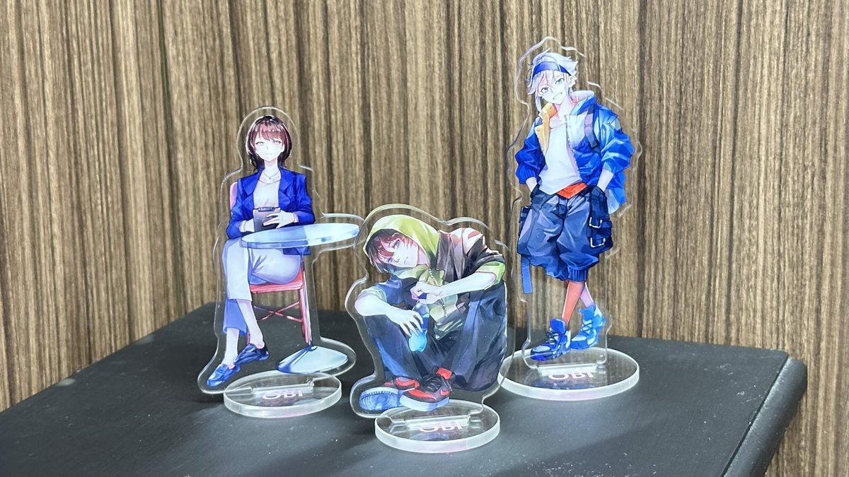 FortniteBBA's tweet photo. 【お知らせ】
3月下旬に新商品を 3＋1種類 発売します✨

・アクスタ
・クリップ
・キーホルダー
・アクリルマグネット

実はアクリルマグネットは、ほぼ仕入れ値で販売していたのですが、「高すぎる‼」というご意見をいただき、仕入れ先を見直しました。

すでにご購入くださった方が損をする形にならないよう、新商品でしっかり穴埋めをさせていただきます。

対象の方には新商品販売の準備が整いましたら、事務局からご連絡いたしますので、少々お待ちください✨

また、できるだけ多くの応援者の皆様のお手元に届くよう、今回は赤字覚悟のSALEにします。

「応援してよかった」と思っていただける形にしたいので、よろしければ是非手に取っていただけたら嬉しいです✨

ちなみに…
アクスタって、1ついくらくらいだと嬉しいですか？

#OBI公式グッズ