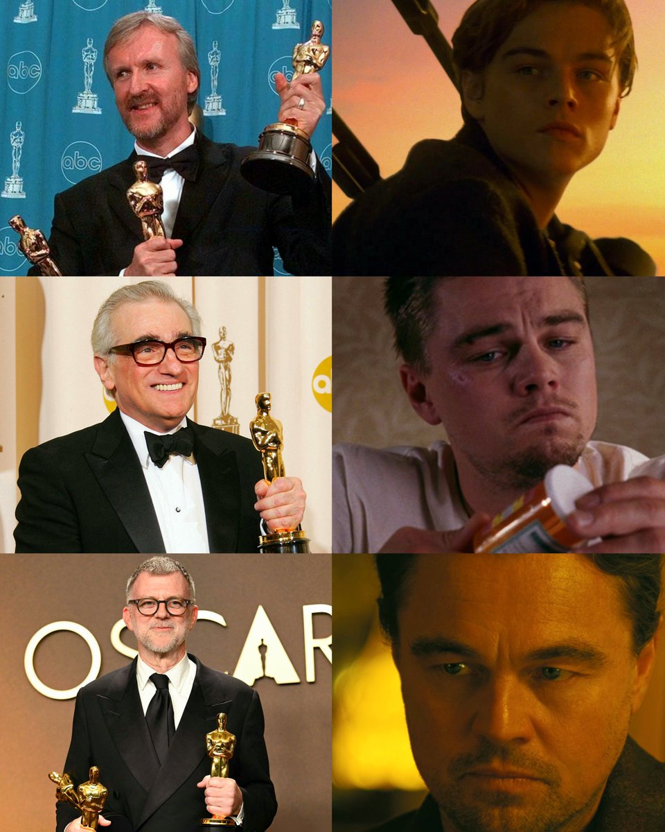 James Cameron, Martin Scorsese and Paul Thomas Anderson all won their first-ever Best Director Oscar for films starring Leonardo DiCaprio.