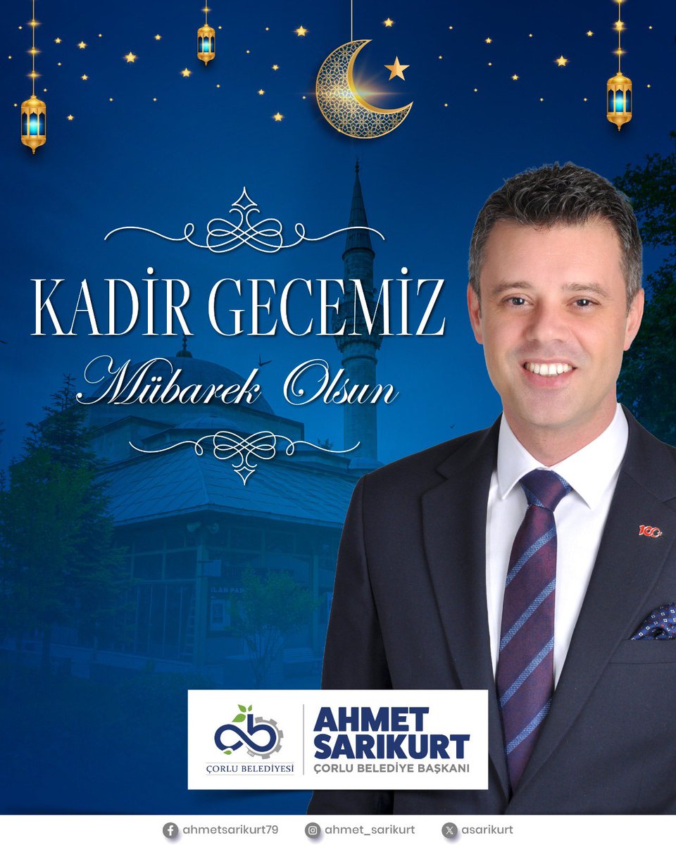 Birlik ve beraberliğimizi pekiştirmesi; ülkemize barış, huzur ve kardeşlik getirmesi dileğiyle Kadir Gecemiz mübarek olsun. 🌙🙏🏻