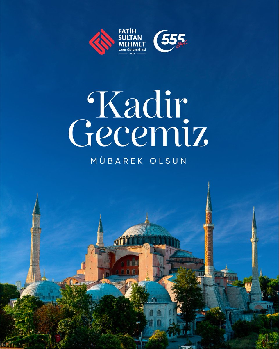 Fatih Sultan Mehmet Vakıf Üniversitesi tweet media