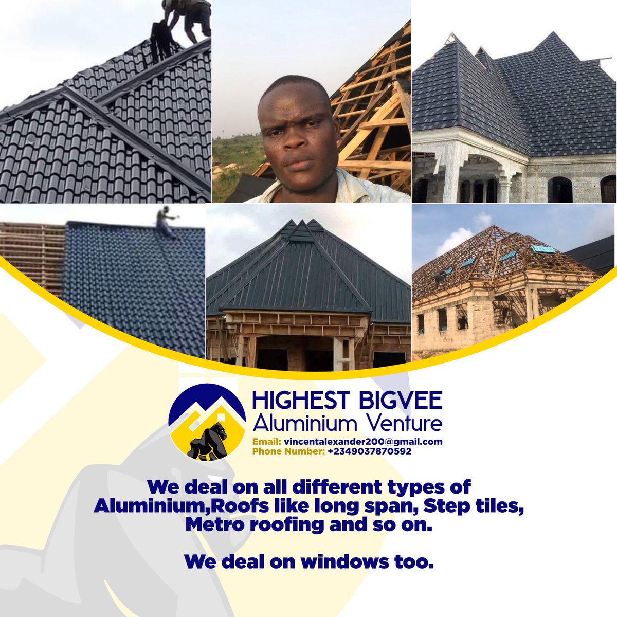 HIGHEST BIG VEE ALUMINUM 🦍🏠👷‍♂️🔨🇺🇸 tweet media