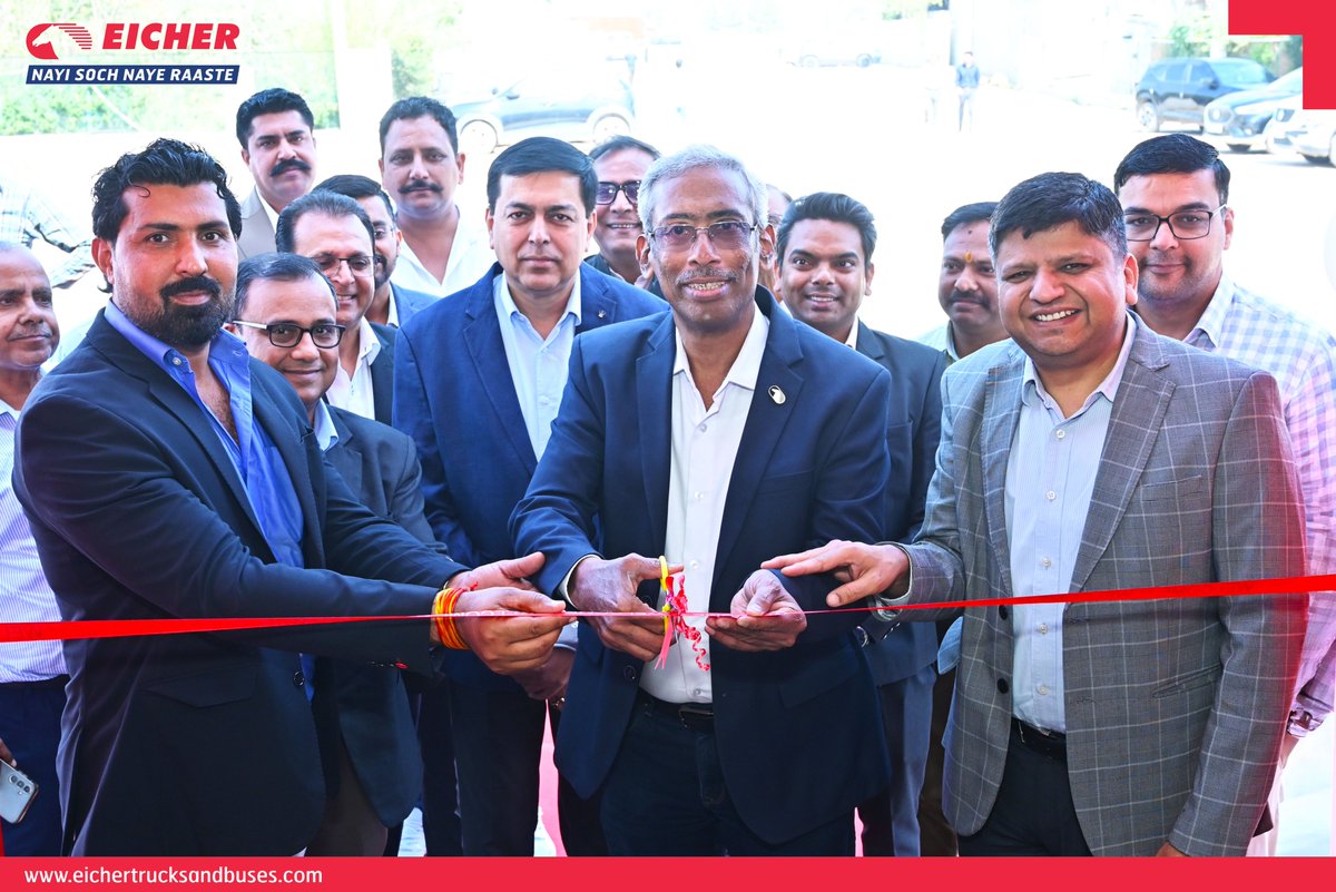ETBIndia's tweet photo. We are proud to announce the inauguration of Choudhary Agencies, our latest 2S facility in Dharuhera. This new center is dedicated to providing expert Service and genuine Spares support to the region's busy transport corridors.
#ServiceExcellence #DrivingGrowth #EicherNetwork https://t.co/noGevYBOEW