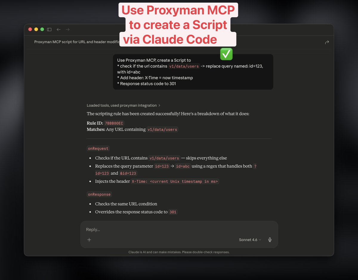 Proxyman tweet media