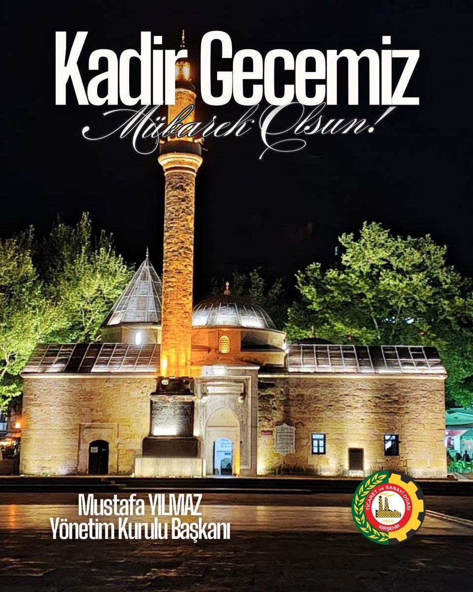Başı rahmet, ortası mağfiret, sonu ise cehennemden kurtuluş olan mübarek Ramazan ayının en kıymetli gecelerinden biri olan Kadir Gecesi’ne ulaşmanın huzurunu yaşıyoruz.

Tüm hemşehrilerimizin Kadir Gecesi mübarek olsun.

Mustafa YILMAZ
Yönetim Kurulu Başkanı