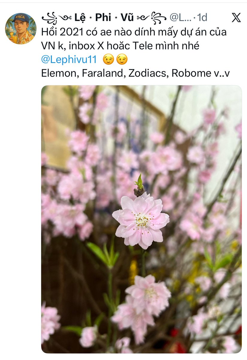 Nói về sự mất dạy, mặt dày thì ko ai quan đc thằng lồn <a href="/Lephivu001/">꧁༺ Lệ ⋆ Phi ⋆ Vũ ༻꧂</a> này.

Nó shill dự án #Raca úp bô bao nhiêu ae, giờ lại hỏi ai "dính" dự án #elemon inbox nó để đi kiện :))

Đm, sao nó thất đức vậy trời???