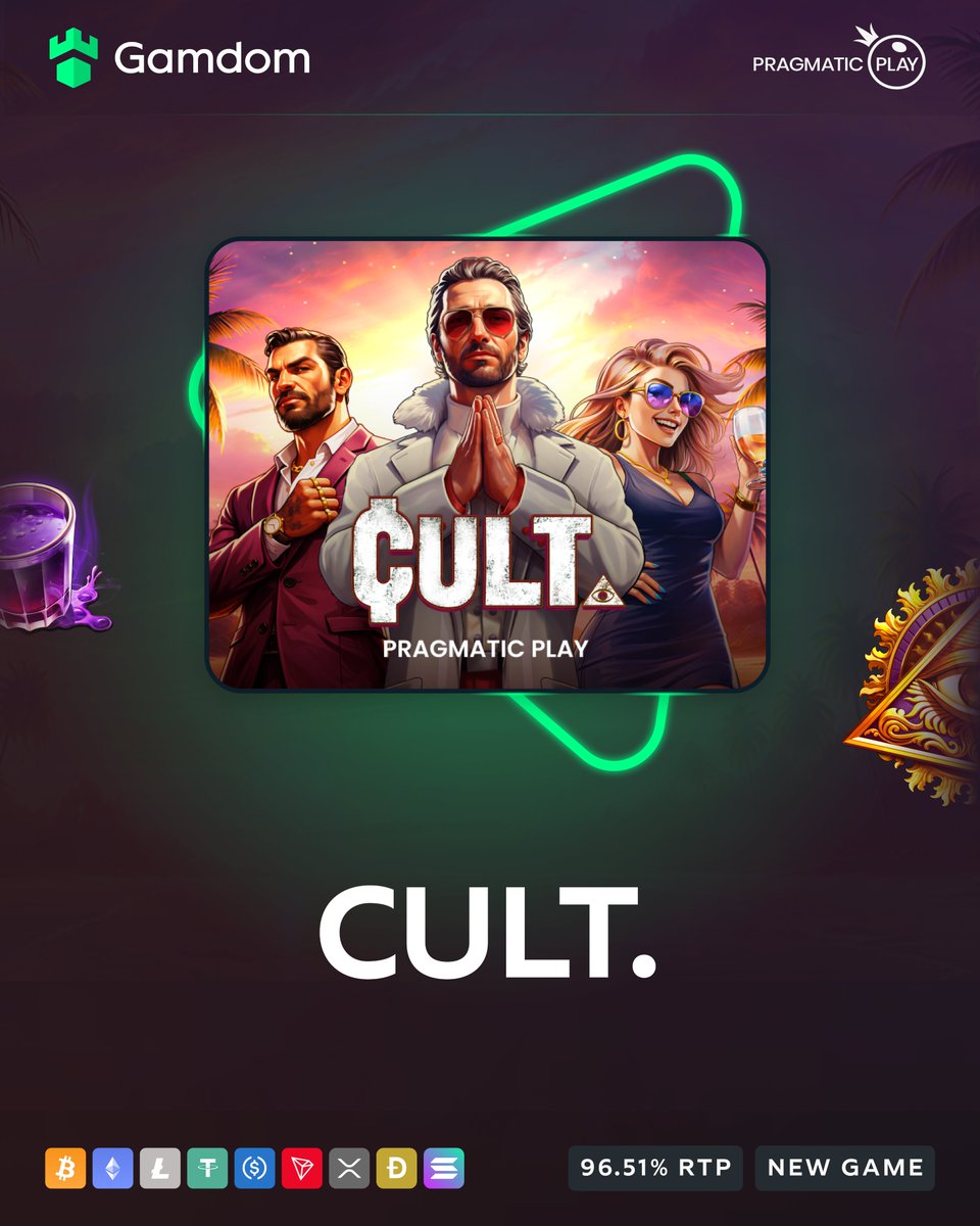 gamdom's tweet photo. Step into the mysterious world of robes, gurus, and secretive rituals… or a lavish mansion pool party. 🍹

Max win: 10,000x 💰

💚 + 🔄 + 🆔 - *KYC Lvl 2 verified Gamdom users only https://t.co/pXiUsR3MSU