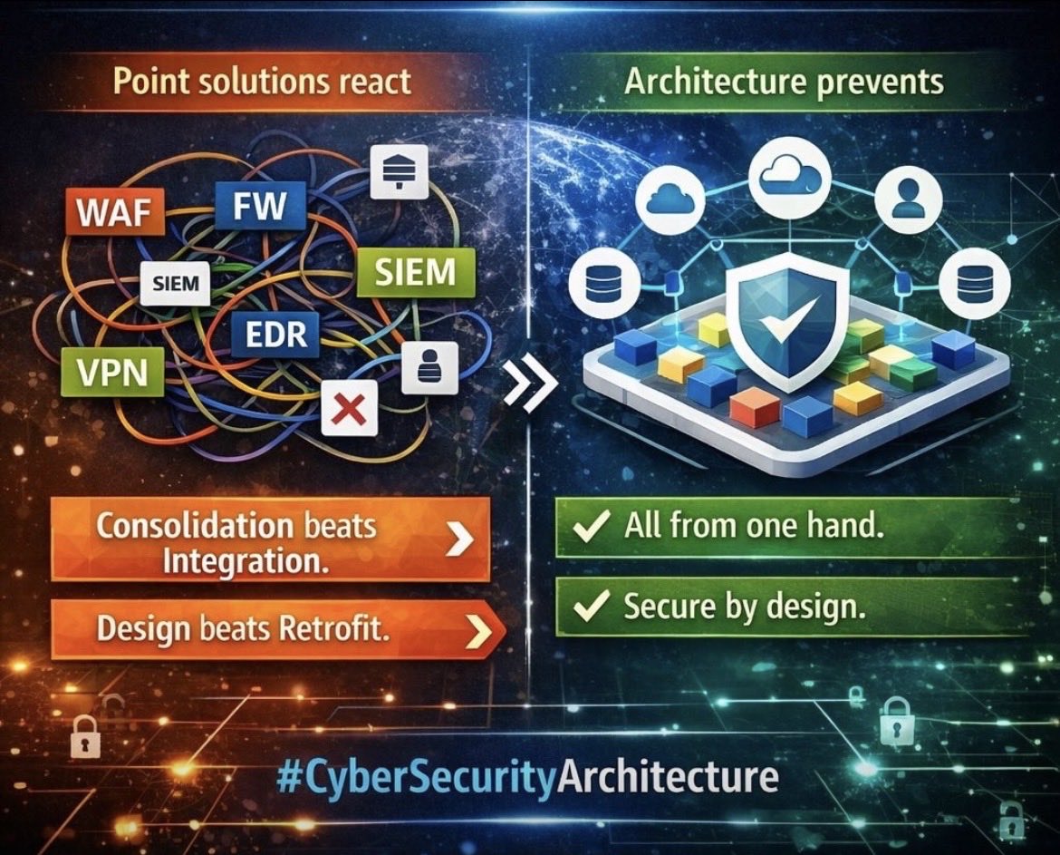 BrainLabVisions's tweet photo. Architecture prevents. WEBOUNCER delivers.
Design beats retrofit. Always.
#CyberSecurity #innovation #SecureByDesign #WEBOUNCER #unhackable #impenetrable https://t.co/HN3Pt4zY2B