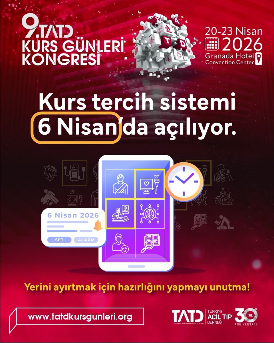 Türkiye Acil Tıp Derneği - TATD (EMAT) tweet media