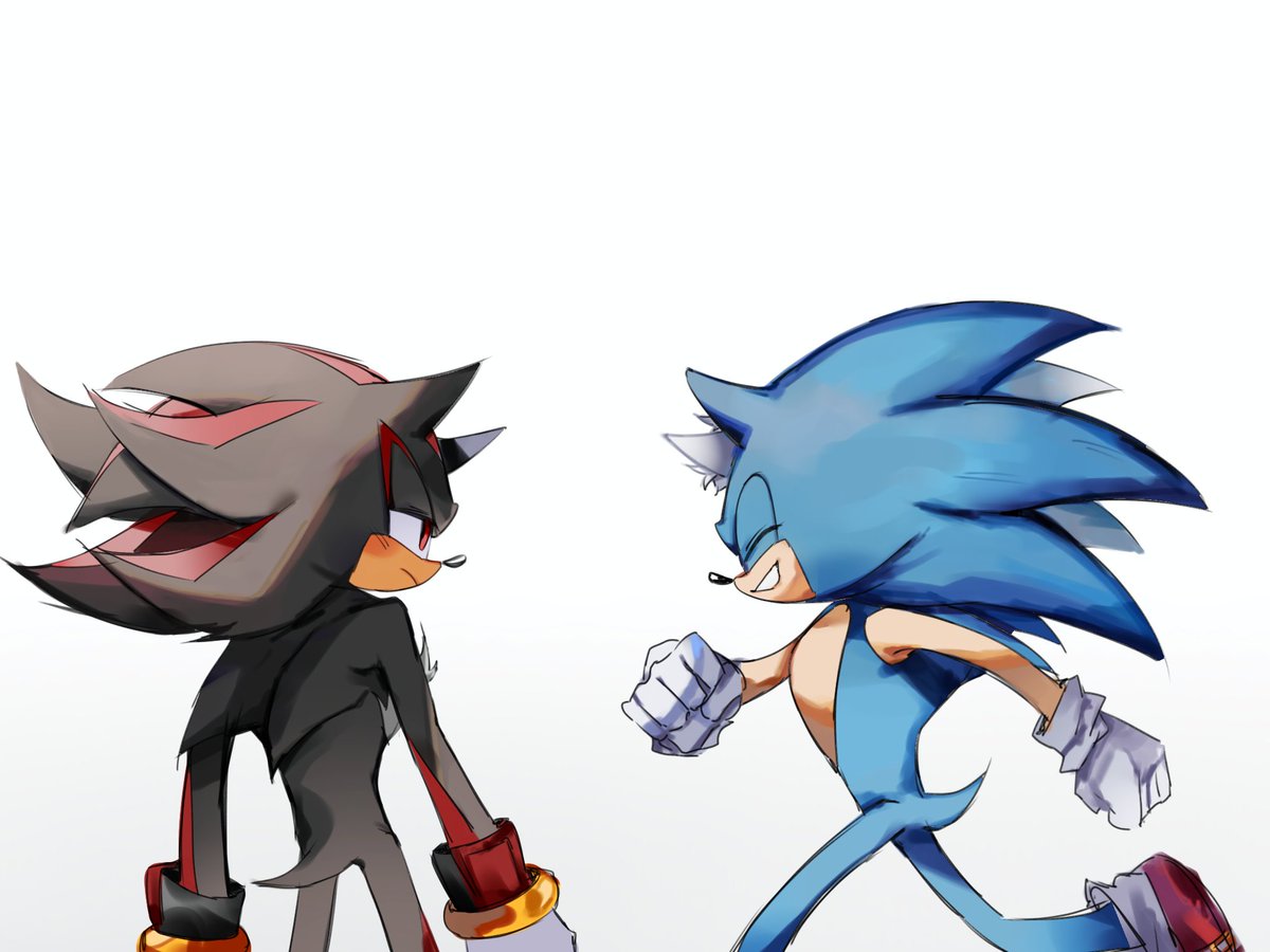 LNime52482's tweet photo. Keep running sonic! #sonadow #shadonic https://t.co/g4kkW8tv2H