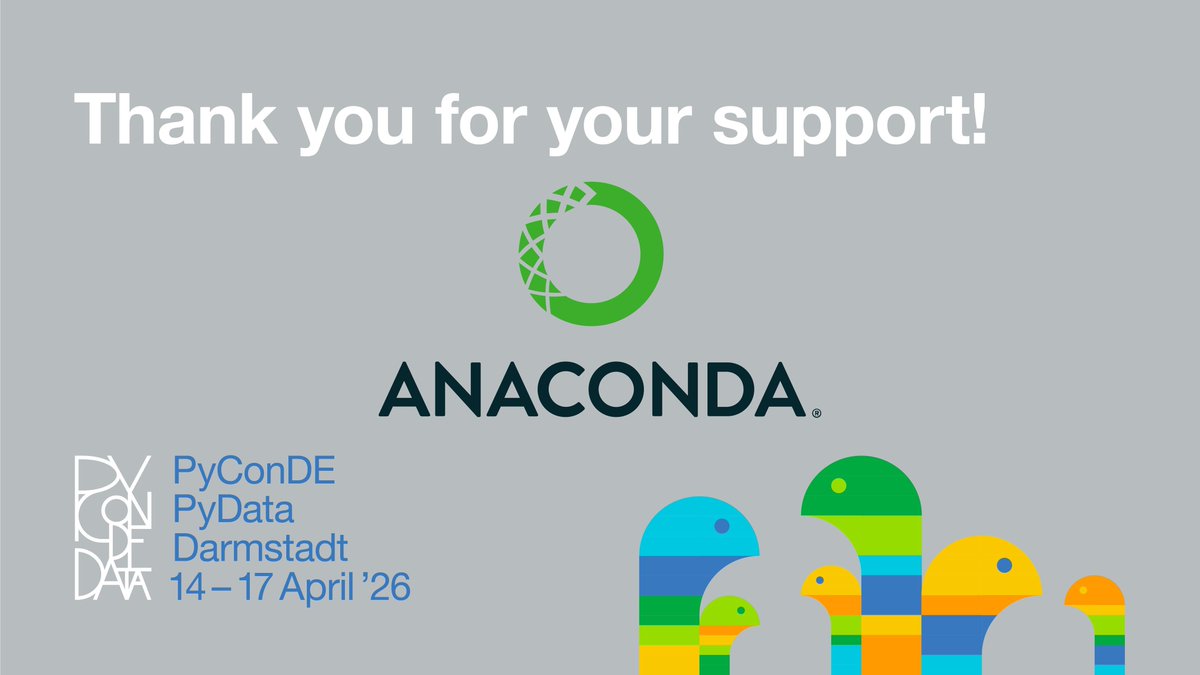 PyConDE & PyData tweet media