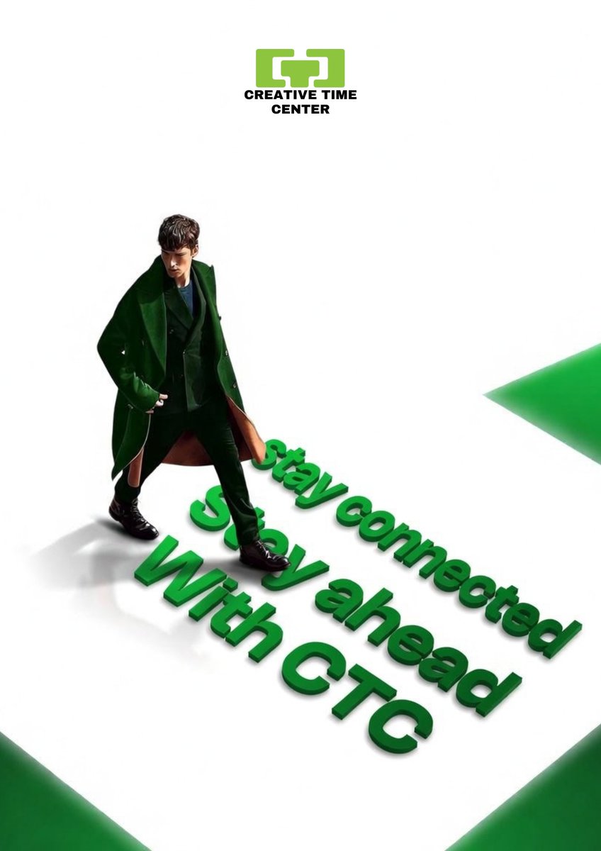 ctc_official1's tweet photo. The future belongs to those who stay connected.
In a world moving fast, information and community are your greatest advantage.
With CTC – Creative Time Center, you’re not just watching the future…
you’re walking into it.
Stay connected.
Stay informed.
Stay ahead.
The journey is just getting started. 🌍🚀