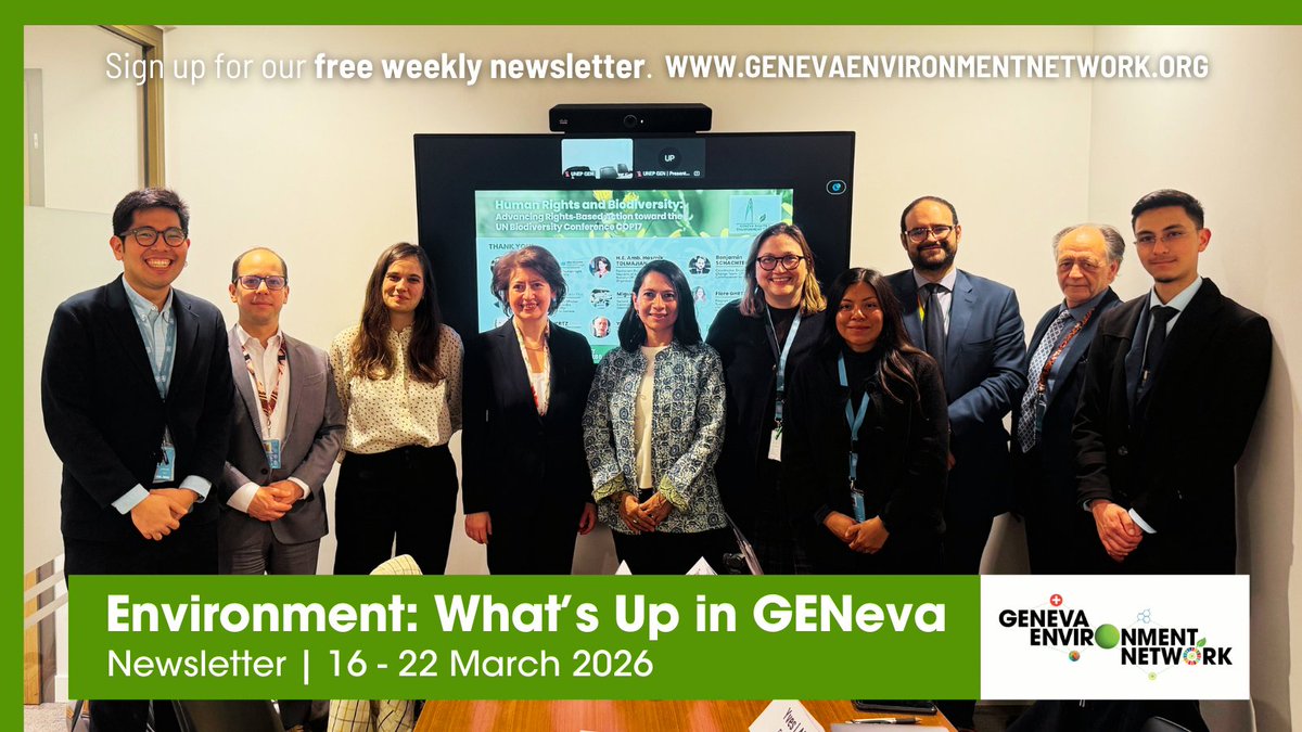GENeva Environment Network tweet media