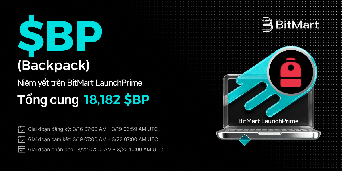 BitMart_VN's tweet image. 🚀 Backpack ($BP) chính thức ra mắt trên #BitMart LaunchPrime! 🔥

🌍 #LaunchPrime kết nối người dùng toàn cầu với các dự án crypto chất lượng cao.

💎 #Backpack Exchange là một sàn giao dịch tiền mã hóa toàn cầu được quản lý đầy đủ, tập trung xây dựng nền