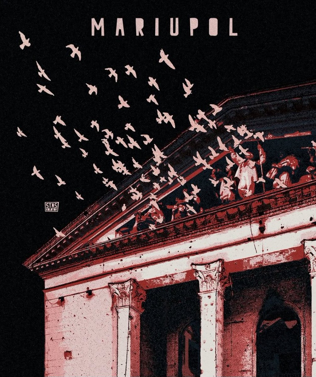 FacciniMyriam's tweet photo. 🖤 NEVER forget. Today is March 16. The anniversary of the most terrible tragedy of this war. russian scoundrels dropped an air bomb on the Drama Theater in Mariupol. This place was a shelter for hundreds of civilians. They knew exactly who was there. 🧵1/2 https://t.co/f0kowd2rV8
