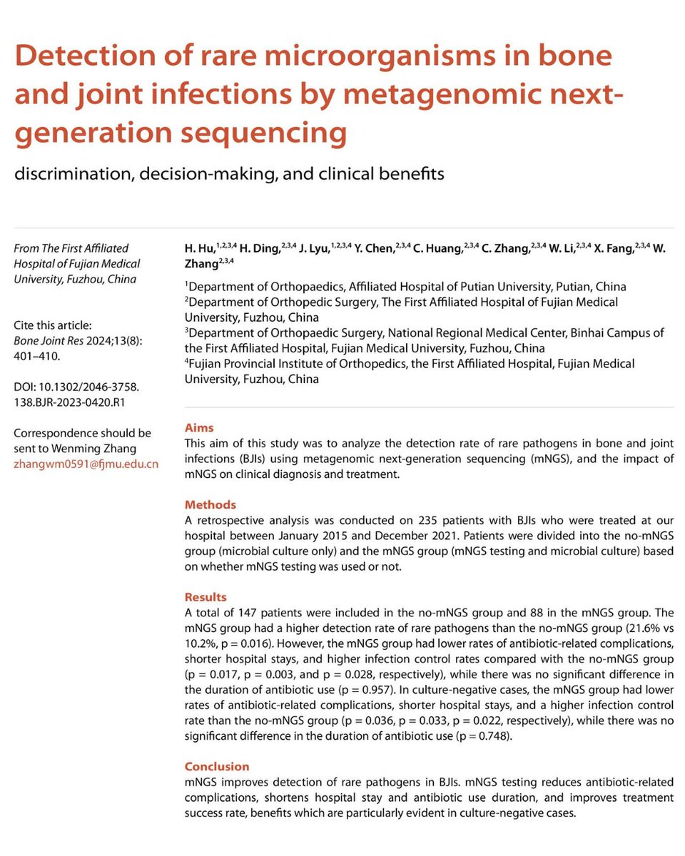 Bone & Joint Research tweet media