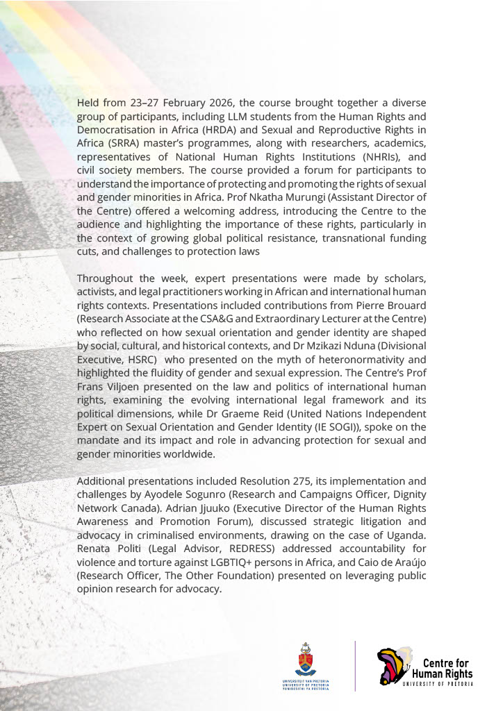 CentreForHumanRights tweet media